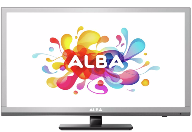 ALBA 24 inch Full HD 1080p LED TV/DVD COMBI SILVER — 3384888